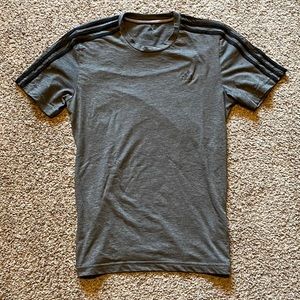 Adidas climalite medium gray active tee